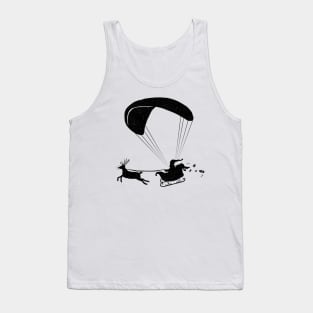 Happy Holidays - Paragliding Santa - Textless Tank Top